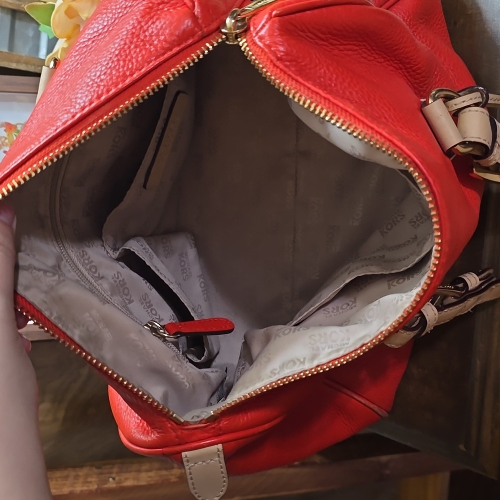 Red Leather Handbag - Picture 6 of 6